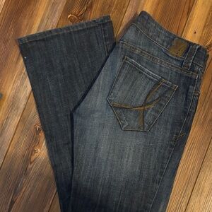 Los Angeles Apparel Dark Blue Flare Jeans